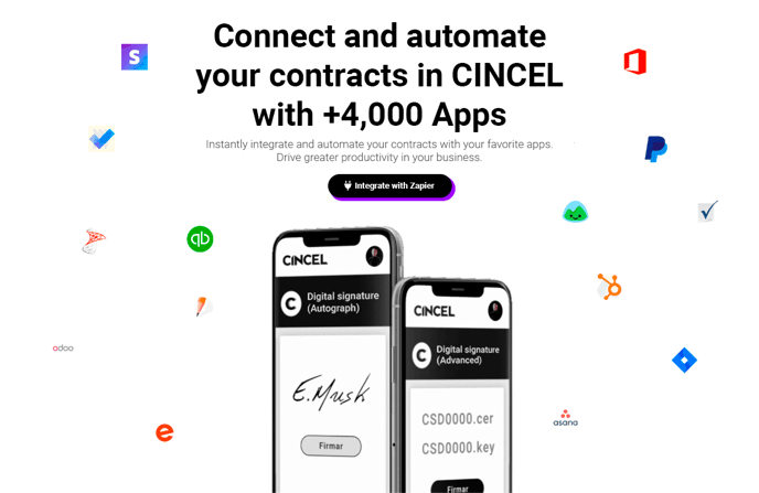 Conect and automate CINCEL with Zapier